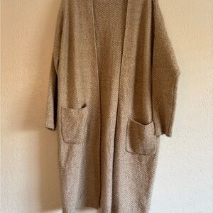 Elegant Beige Women's Cardigan